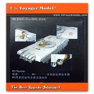 Voyager Model Metal Etching Sheet PE35071 M1 leopard II engineer Minesweeper Upgrade Kit (chip)