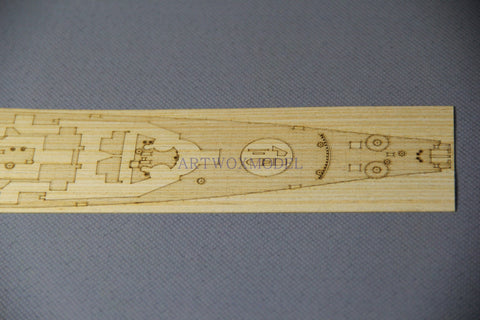 Artwox model wooden deck for tamiya 31614 new jersey b b - 62 battleship 3m covered paper wood deck PE am 20004a