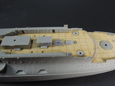 Artwox model wooden deck for Trumpeter 05338 Crown Prince of the Russian Navy battleship 1904 wooden deck AW10129