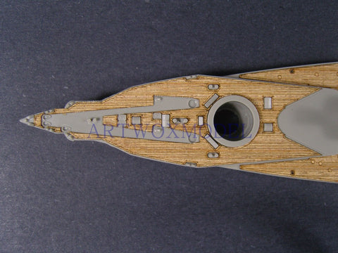 Artwox model wooden deck for Combrig 70422 German Navy von de Tan, battleship, wooden deck AW20089