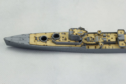 Artwox flyhawk 1127 royal navy light cruiser USS dawn 1945 wooden deck aw 20158