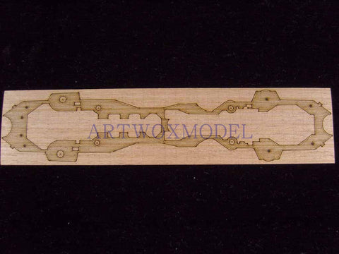 Artwox model wooden deck for Airfix A05203 German cruiser Eugen Prince wood deck AW50025