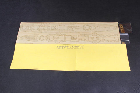 Artwox model wooden deck for Trumpeter 05346 wooden deck PE 3M covering paper AM10013A