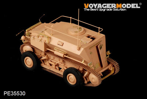 Voyager model metal etching sheet PE 35530 SD. kfz.254 metal etching part for wheeled / tracked hybrid armored reconnaissance vehicle