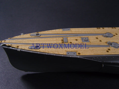 Artwox model wooden deck for Fujimi 600017 Japan High Speed Battleship Hazel Wood Deck AW10084