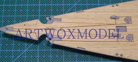 ARTWOX Model Wooden Deck for Revell 05040 deck AW10007 of the German battleship Bismarck