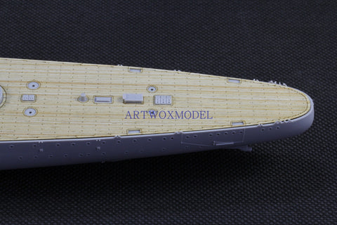 Artwox model wooden deck for trumpeter 05347 wood deck aw 10140, heavy cruiser sarra, Italian navy