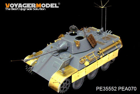 Voyager model metal etching sheet PE 35552 vk16.02 " panther" plans to upgrade metal etching for light combat vehicles