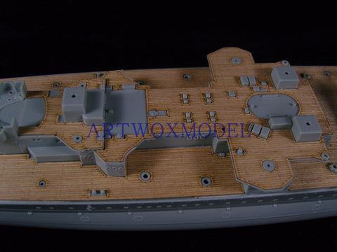 Artwox model wooden deck for Academy 14103 Admiral Graf Spee wooden deck AW10049