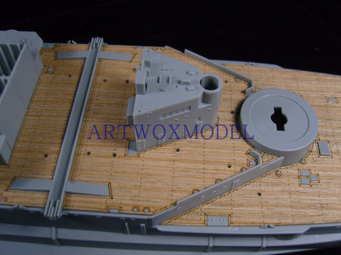 Artwox model wooden deck for Academy 14105 battle weary battleship wood deck aw 10031