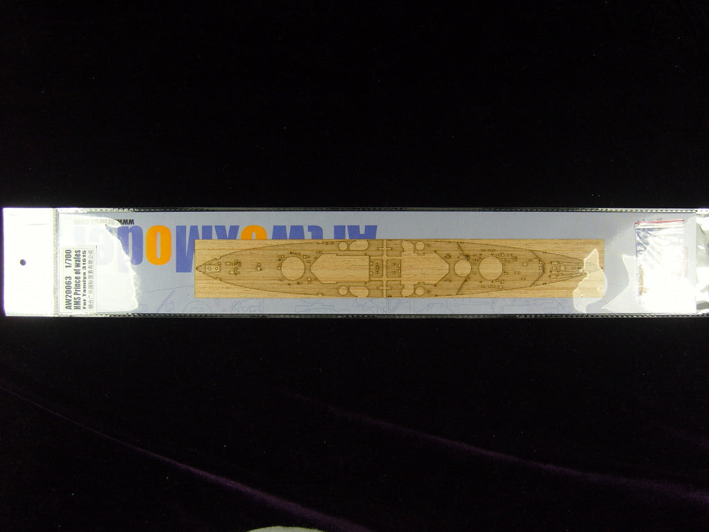Artwox model wooden deck for tamiya 31615 WWII battleship prince of Wales wood deck aw 20033