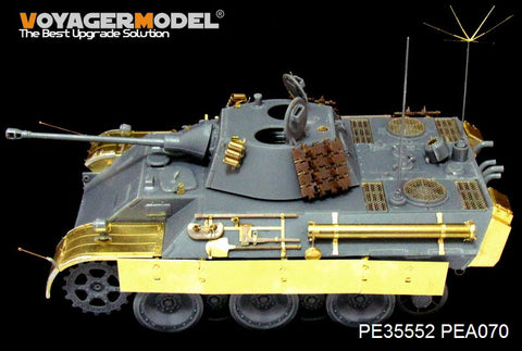 Voyager model metal etching sheet PE 35552 vk16.02 " panther" plans to upgrade metal etching for light combat vehicles