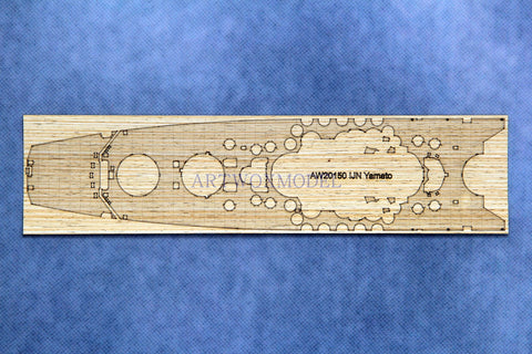 Artwox model wooden deck for Fujimi 460000 YamatoJapanese battleship Da he 3M covers paper and wood deck PE AM20021A