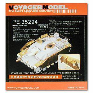 Metal etching for late Type G upgrade of Voyager PE35294 3 assault Gun (Dragon)