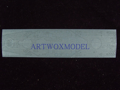 Artwox model wooden deck for Trumpeter 05760 U.S. Navy South Dakota BB-57 blue wood deck AW20030