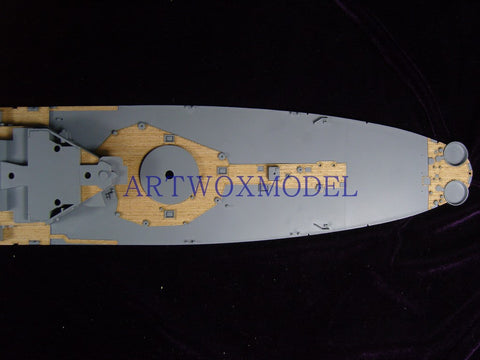 Artwox model wooden deck for Tamiya 78017 United States New Jersey battleship and wood deck AW10036