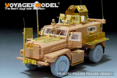 Voyager model metal etching sheet PE35750 modern us puma 4x4 anti-mine anti-ambush vehicle