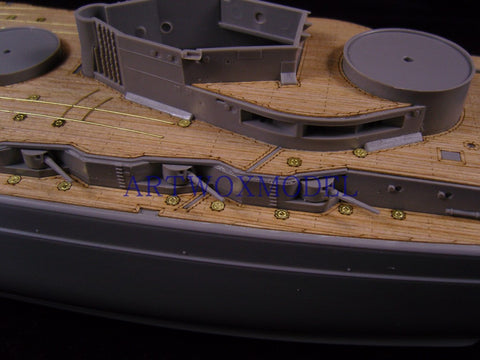 Artwox model wooden deck for ICM/S002 German Battleship Election Wooden Deck AW10065