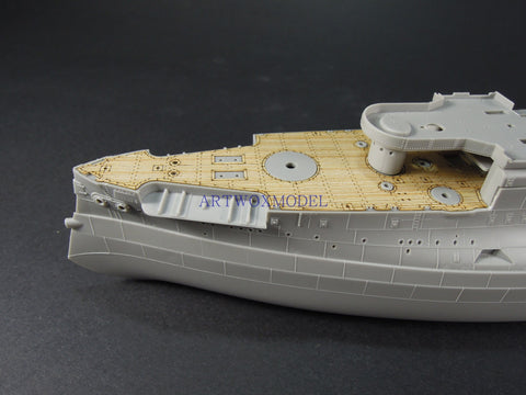 Artwox model wooden deck for Trumpeter 05338 Crown Prince of the Russian Navy battleship 1904 wooden deck AW10129