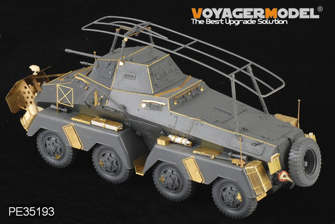 Voyager model metal etching sheet PE 35193 SD. kfz.232 8 - wheeled armored reconnaissance vehicle pre-upgrade metal etching kit