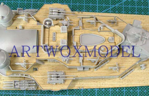 ARTWOX Model Wooden Deck for Trumpeter 05313 German prince Eugen cruiser deck AW10005