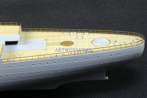 Artwox model wooden deck for Hobby boss 86506 French Navy Dun KIR battleship wooden deck AW10138