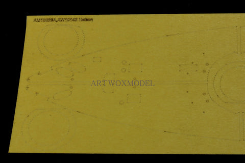 Artwox model wooden deck for Trumpeter 86509 British USS Agamemnon 3M cover paper AM10024