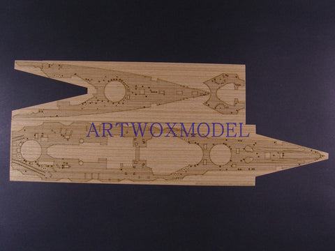 Artwox model wooden deck for Fujimi 600017 Japan High Speed Battleship Hazel Wood Deck AW10084