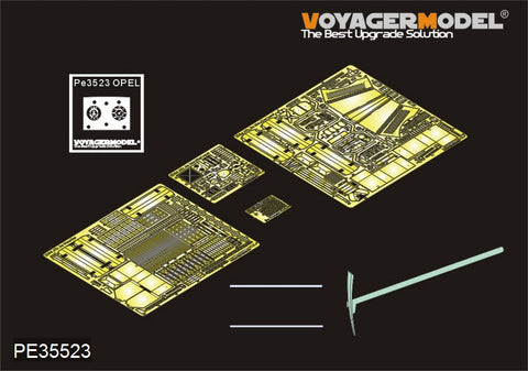 Voyager model metal etching sheet PE35523 Sd.Kfz.3 "Mechanical mule" Metallic etching for upgrade of Semi-tracked Carrie