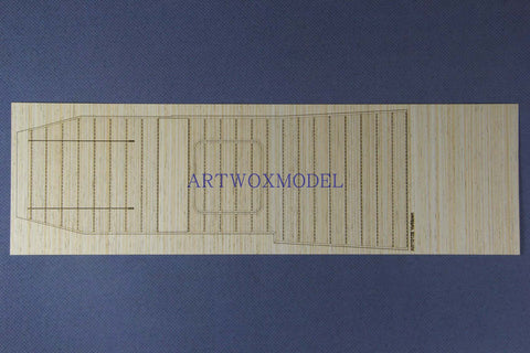 Artwox model wooden deck for Merit 65301 US aircraft carrier CV-5 York City 1943 Wood Deck AW10125A