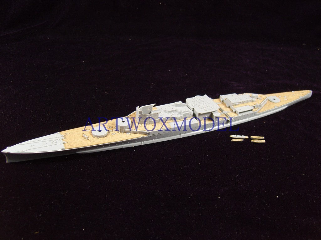 Artwox model wooden deck for Trumpeter 05764 British Prestige Battle Cruiser 1942 Wood Deck AW2002 3