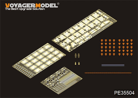 Voyager model metal etching sheet PE35504 Merkava Mk.3D main battle tank side skirt metal etching parts (MENG)