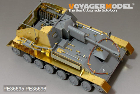 Voyager Model etching sheet PE35695 SU-76 metal self etching antitank gun (M)