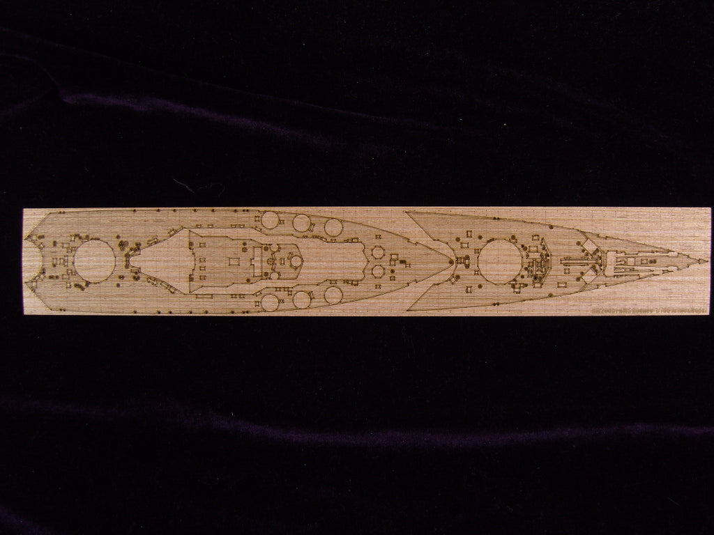 ARTWOX Tamiya 77502 World War II Rodney battleship wooden deck AW20051