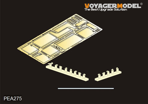 Voyager pea 275m1a1 / m1a2 metal etching part for main battle tank side skirt panel reconstruction ( for t club )