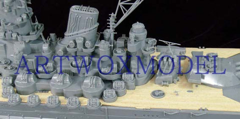 Artwox model wooden deck for Tamiya 78014 Japanese grand and large battleship (natural color deck) AW10004