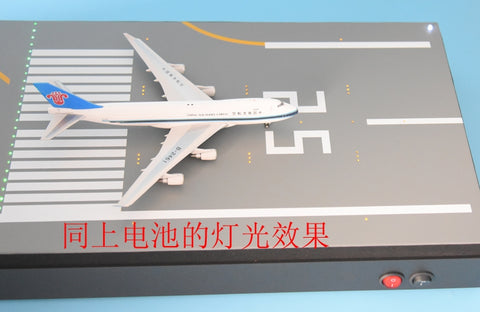 Special price: JC Wings display box 1:400 runway light dustproof cover without charge source line