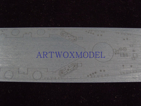 Artwox model wooden deck for Trumpeter 05735 USS Washington BB-56 Blue Wood Deck AW20020
