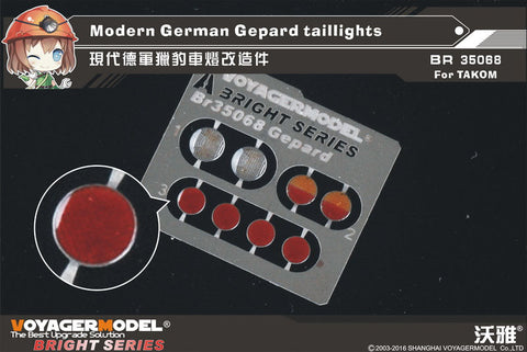 Voyager model metal etching sheet BR35068 modern German cheetah lamp retrofit (with TAKOM 2044)