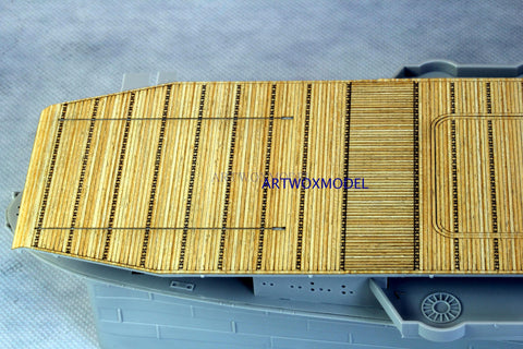 Artwox model wooden deck for MERIT 65302 American CV-6 enterprise aircraft carrier blue wooden deck AW10131A