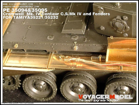 Voyager model metal etching sheet PE35094 Cromwell MK.IV/ Centaurus C.S.MK.IV chariot with metal etch