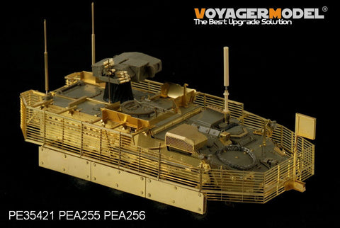 Voyager model metal etching sheet PEA256 "West Rick" armored vehicle is a IED jammer / high power antenna / identification board.