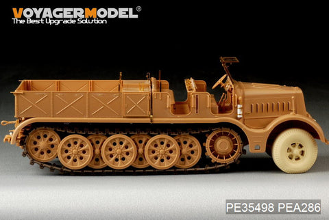 Voyager PE35498 Sd.Kfz.9 18 ton semi crawler tractor upgrade with metal etchant