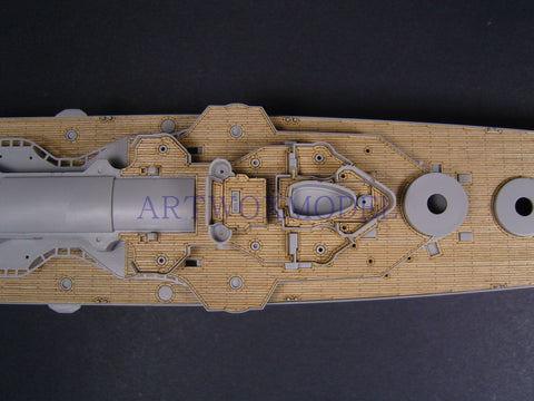 Artwox model wooden deck for trumpeter 05313 de Prince Eugen 1945PE wood deck 3M cover paper AM10009A