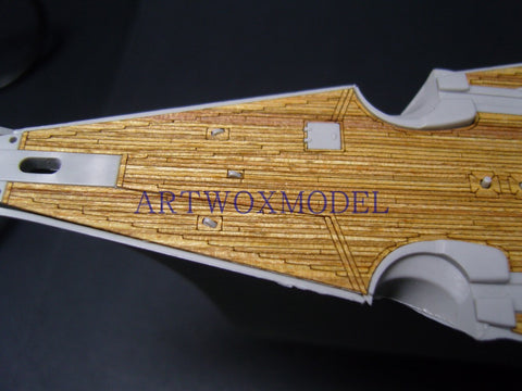 Artwox model wooden deck for trumpeter 03702 Bismarck battleship wooden deck AW30003A
