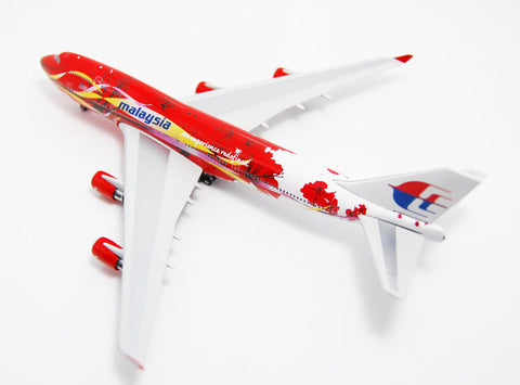 Phoenix 10995 Malaysia Airlines B747-400 hibiscus flower 1/400