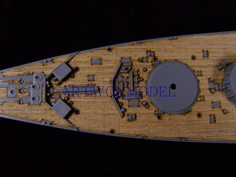 ARTWOX Tamiya 77504 World War II British Nelson Battleship Wood Deck AW20052