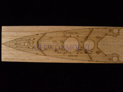 Artwox model wooden deck for tamiya 31615 WWII battleship prince of Wales wood deck aw 20033