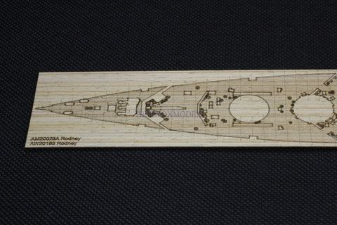 Artwox model wooden deck for MENG PS-001 British Rodney Battleship Wood Deck AW20165