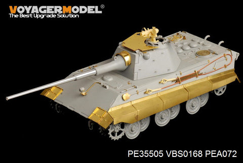 Voyager PE35505 World War II German E-50 plan upgrade of the chariot with metal etch (trumpeter)